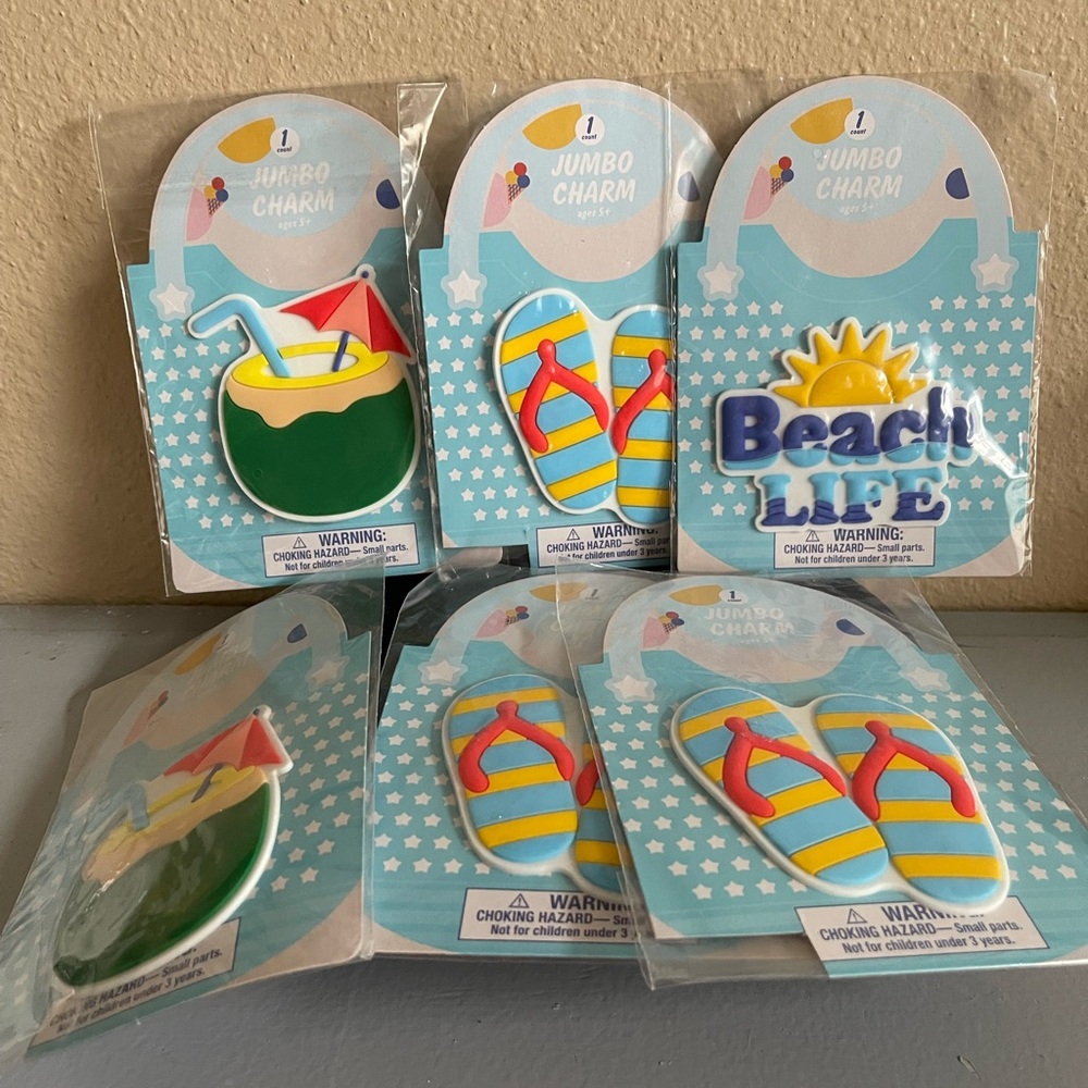 Kids Beach Life Bag Charms Set
